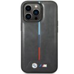 BMW BMHCP14L22PVTA iPhone 14 Pro 6.1" case grey Quilted Tricolor - imagine 3