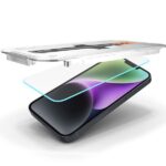 Spigen Glas.TR iPhone 14/13 Pro/13 'EZ FIT' tempered glass AGL03724 - imagine 4