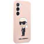 Karl Lagerfeld KLHCS23SSNIKBCP S23 S911hardcase pink Silicone Ikonik - imagine 4