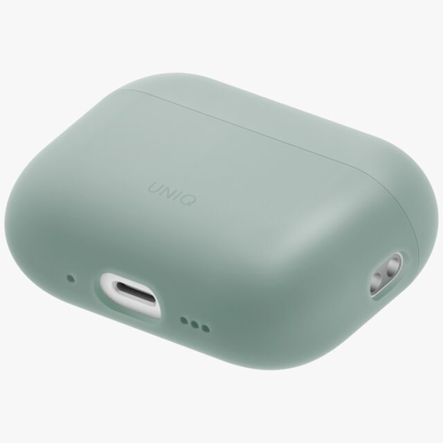Case UNIQ Lino for AirPods Pro 3 gen      Silicone green - imagine 2