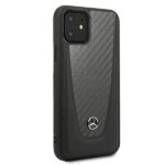 Mercedes MEHCN61ACABK iPhone 11 6,1"/ Xr black hardcase Carbon Dynamic Line - imagine 5