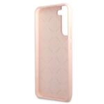 Guess GUHCS22MLSLMGPP S22+ S906 pink hardcase Silicone Script Metal Logo - imagine 7