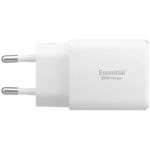 Ładowarka sieciowa Spigen Essential       EE202EU 20W USB-C/USB-A biały - imagine 3