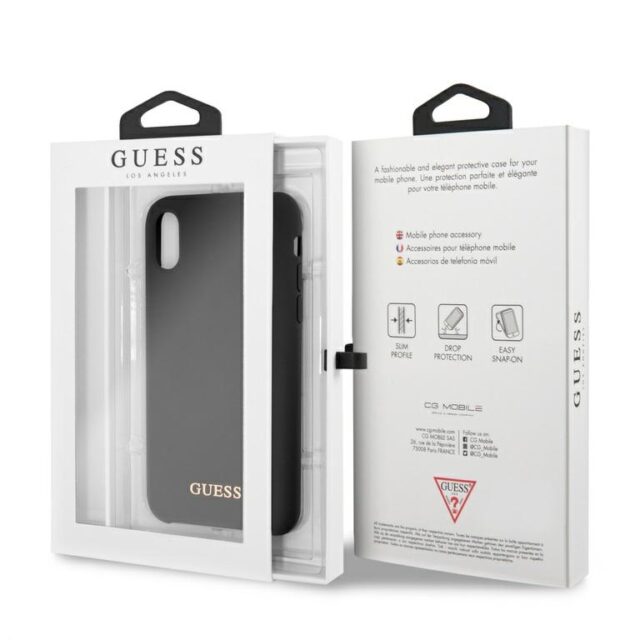Guess GUHCPXLSGLBK iPhone X/Xs hard case Silicone - imagine 6