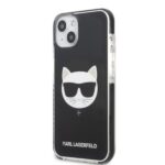Karl Lagerfeld KLHCP13MTPECK iPhone 13/ 14 / 15 6,1" hardcase black Choupette Head - imagine 2