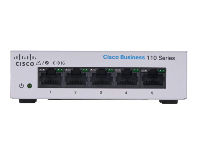 Cisco CBS110-5T-D | Switch | 5x RJ45 1000Mb/s, Desktop, Unmanaged - imagine 2