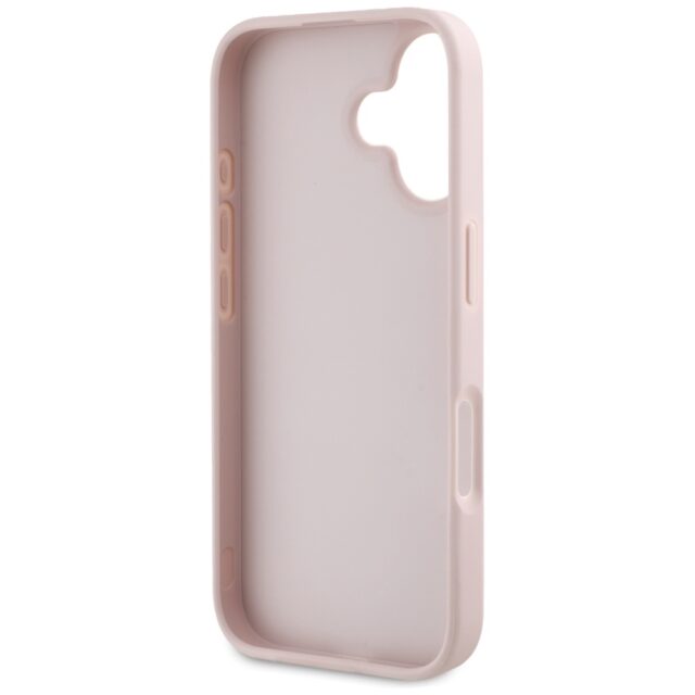 Case Guess Grained Big 4G Logo Small Classic Logo for iPhone 16 pink - imagine 7