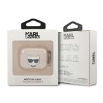Karl Lagerfeld KLA3UCHGD AirPods 3 cover gold Glitter Choupette - imagine 3