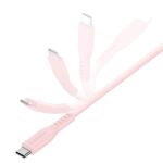 ENERGEA Flow USB-C to Lightning C94 MFI Cable 1.5m Pink 60W 3A PD Fast Charge - imagine 3