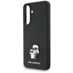 Case Karl Lagerfeld Saffiano w/ K&C Metal Logo for Samsung Galaxy A56 black - imagine 5