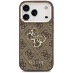 Case Guess 4G Big 4G Classic Logo for iPhone 17 Pro brown gold - imagine 3
