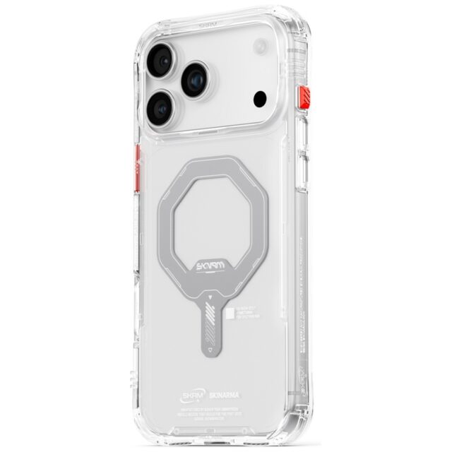 Skinarma Saido Case for iPhone 17 Pro Max Magnetic Charging Transparent - imagine 2