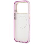 Case Guess IML Glitter Flowers Triangle MagSafe for iPhone 17 Pro Max purple - imagine 7