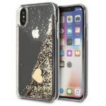 Guess GUOHCPXGLHFLGO iPhone X/Xs gold hard case Glitter Charms