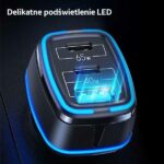 USAMS Car Charger 2xUSB-C + 1xUSB C24 105W Fast Charge white CC141TC02 (US-CC141) - imagine 7