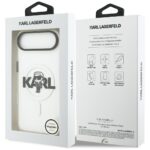 Karl Lagerfeld IML Karl Sketch Logo MagSafe Case for iPhone Air Clear - imagine 8