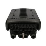 Extralink Pola | Fiber optic terminal box | 16 core, black - imagine 5