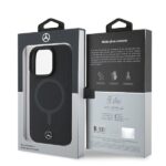 Mercedes MEHMP16L23RCMK iPhone 16 Pro 6.3" black hardcase Smooth Leather MagSafe - imagine 8