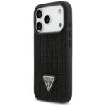Case Guess Rhinestone Triangle Logo for iPhone 17 Pro black - imagine 2