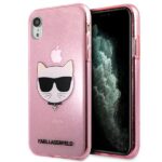 Karl Lagerfeld KLHCI61CHTUGLP iPhone Xr6,1" pink hardcase Glitter Choupette