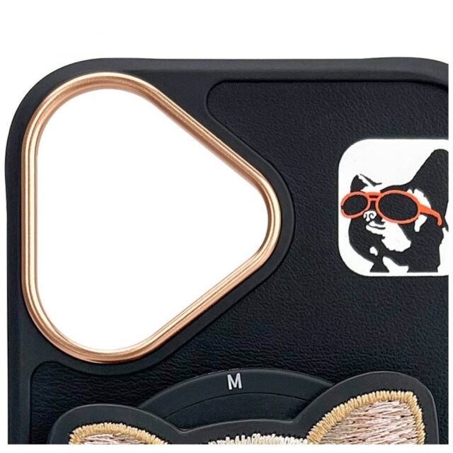 Nimmy Glasses Cool Dog MagSafe case for iPhone 16 black - imagine 7