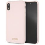 Guess GUHCI61LSGLLP iPhone Xr light pink hard case Silicone