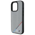 BMW BMHMP16X23PUPDG iPhone 16 Pro Max 6.9" grey hardcase M Perforated Tricolor Line MagSafe - imagine 6