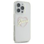 Guess GUHCP16LHCHGSPT iPhone 16 Pro 6.3" transparent hardcase IML Heart - imagine 4