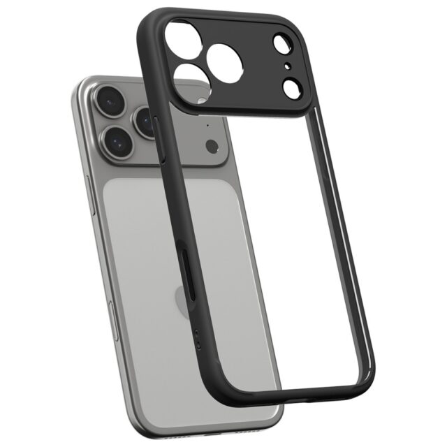 Case Spigen Ultra Hybrid for Apple iPhone 17 Pro black - imagine 5