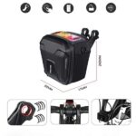 WILDMAN GS9 Bike Frame Bag Bike Holder Black - imagine 2