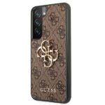 Guess GUHCS22S4GMGBR S901 S22 brown hardcase 4G Big Metal Logo - imagine 2