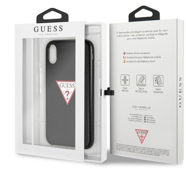 Guess GUHCI61PTPUBK iPhone Xr black hardcase Triangle - imagine 7