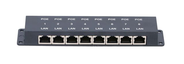 Extralink 8 Port | PoE Injector | 8x 100Mb/s RJ45 - imagine 6