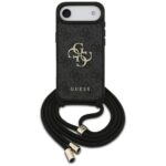 Case Guess 4G Big Logo Cord Stap         Crossbody for iPhone Air black