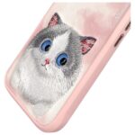 Nimmy case iPhone 16 6.1" pink Big Eyed Pet 2.0 Cat - imagine 7
