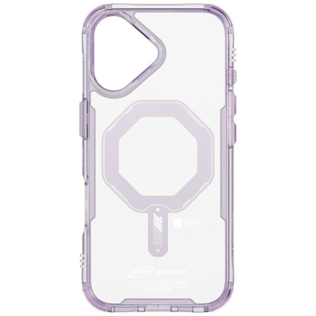 Skinarma Saido case for iPhone 17 Magnetic Charging lilac - imagine 4