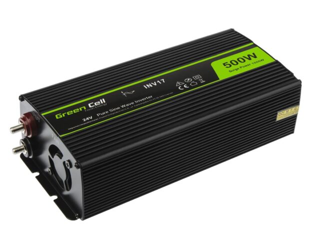 Green Cell INV17 | Voltage converter | 24V, 500W, pure sinwave - imagine 2