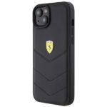 Ferrari FEHCP15MRDUK iPhone 15 Plus / 14 Plus 6.7" black hardcase Quilted Metal Logo - imagine 2