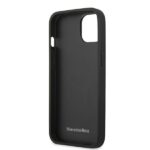 Mercedes MEHCP13MCDOBK iPhone 13 / 14 / 15 6,1" black hardcase Leather Perforated Area - imagine 7