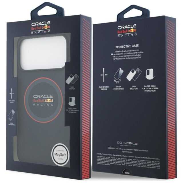 Red Bull Silicone Red Ring MagSafe Case for iPhone 17 Pro Max Navy Blue - imagine 8