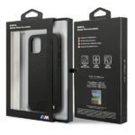 BMW BMHCP12SCABBK case iPhone 12 mini 5.4" black hardcase M Collection PU Carbon - imagine 6