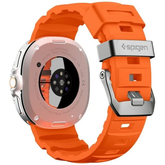 Spigen WBS2 Strap for Samsung Galaxy Watch 8 / 8 Classic (40/44/46mm) orange - imagine 7