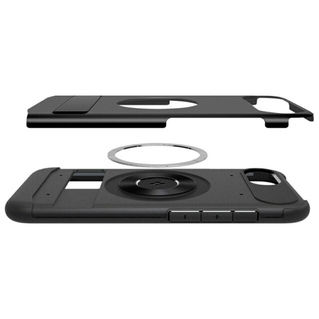 Case Spigen Slim Armor Mag MagSafe for iPhone 16e black - imagine 7