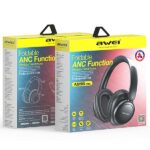 AWEI A996 Pro ANC Bluetooth Over-Ear Headphones Black - imagine 6