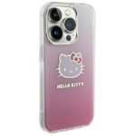 Hello Kitty HKHCP14LHDGKEP iPhone 14 Pro 6.1" pink hardcase IML Gradient Electrop Kitty Head - imagine 4
