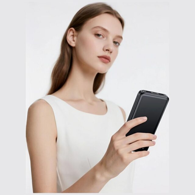 USAMS PB83 Power Bank 2xUSB-A 1xUSB-C 10000mAh white - imagine 4