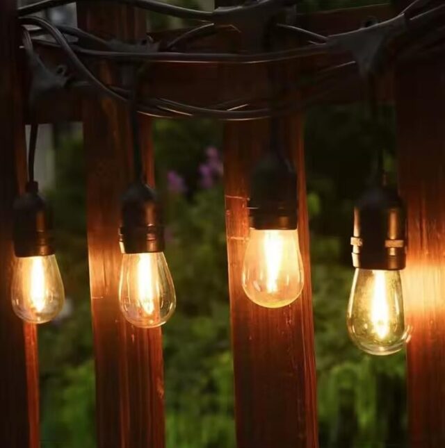 Extralink Garden Garland, 20m Fairy Light Chain with 20 Bulbs - imagine 7