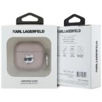 Karl Lagerfeld Monogram Choupette Head Case for AirPods 4 Pink - imagine 3