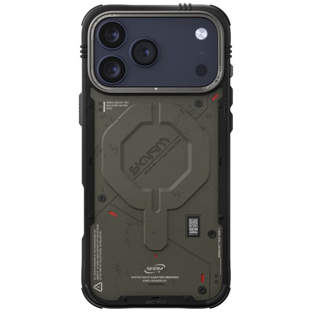 Etui Skinarma Vigor MagSafe do iPhone 17  Pro Max zielony - imagine 3