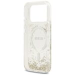 Guess Resin Bottom Glitter MagSafe case for iPhone 17 Pro gold - imagine 7